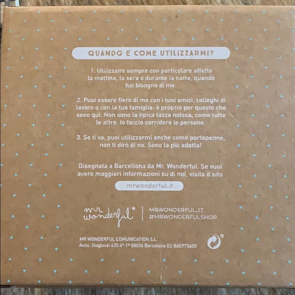 Mr. Wonderful Voglio mug - Picture 6 of 6